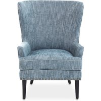 Welham Blue Wingback Lounge Chair - Blue