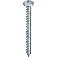 Self-Tapping Screws Pozi Pan Head AB DIN 7981C BZP 10 x 1/2 - Box of 200 - Grey