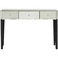Gabriella Mirrored Console Table - Silver