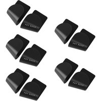 Wall Mount Pot Lid Organizer Stand Holder - black