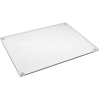 Worktop Saver Chopping Board Clear Tempered Glass - CLEAR
