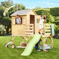 Josephine Playhouse with Slide - Natural