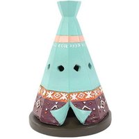 Boho Bandit Teepee Incense Cone Burner in Blue