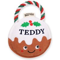 Pre-personalised Christmas Dog Toy Gift - Over 80 Titles - Teddy - Brown