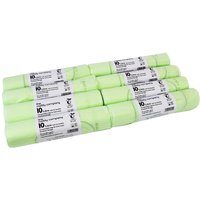 Caddy Company 10 Litre Tie Handle Compostable Food Waste Bin Bags - Green / 8