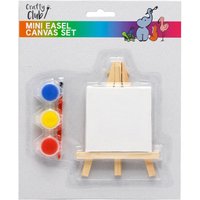 Mini Easel Canvas Set