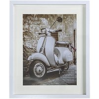 Mounted Box Photo Frame - White / 16 x 12in