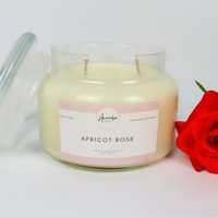 AwurabaHome, Apricot Rose Scented Soy Candle - Neutral AwurabaHome, Apricot Rose Scented Soy Candle - Neutral