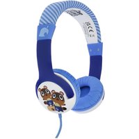 Animal Crossing Timmy and Tommy Adjustable Kids Wired Headphones - Blue