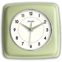 Retro Indoor Wall Clock - Pastel Green