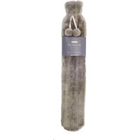 Long KH Faux Fur Hot Water Bottle - Brown