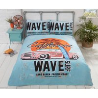 California Polycotton Duvet Set With Pillowcase - Multicolor / King