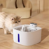 Low-Noise Pet Water Fountain with 3 Flow Modes - White