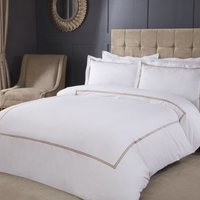 Mayfair Duvet Cover Sets - Taupe / Super King