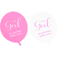 Baby Girl Party Balloons - Pink