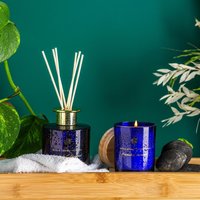 Scented Candle and Reed Diffuser Set - Patchouli & Rosewood