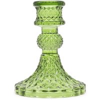 Garden Jade Vintage Candle Holder Elegant Dinner Table Decor - Green