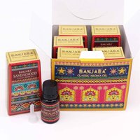 Banjara Indian Fragrance Oil Sandalwood, Warm Woody Aroma - Red