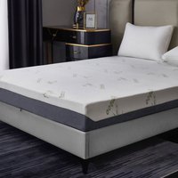 18cm Bamboo Memory Foam Mattress - White / 135cm