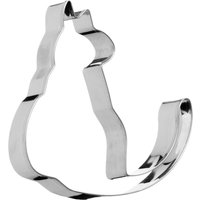 Sucre Stainless Steel Cat Cookie Cutter - Silver