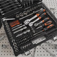 215 Piece Socket Set with Carry Case - Black
