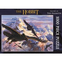 The Hobbit Bilbo and the Eagles 1000 Piece Jigsaw Puzzle - Neutral
