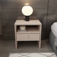 Nova Nightstand - Cotton Beige
