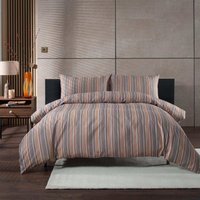Deyongs Duvet Cover Bedding Set Fine Stripe | Size: Single