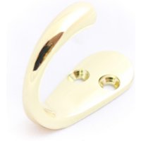Standard Hat and Coat Hook - Brass