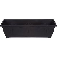 60cm Black Venetian Patio Trough - Black / 750g