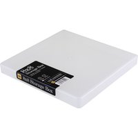 Scrapbook Paper Pad Storage Box for 8" x 8" inch Paper and Card - Silver / 5