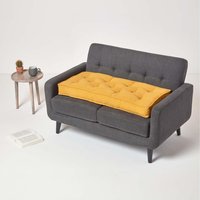 Cotton 2 Seater Booster Cushion - Mustard