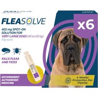 FleaSolve Spot-On Very Large Dog Flea Treatment - Orange / 6