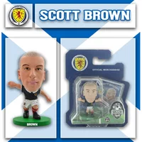 SoccerStarz Scotland Scott Brown - Home Kit 5cm Figure - Black