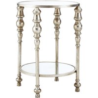 Marcia Two Tier Side Table - Silver