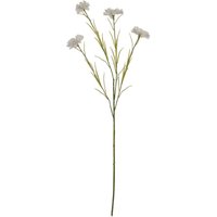 Set of 3 Artificial Cornflower Stems - White
