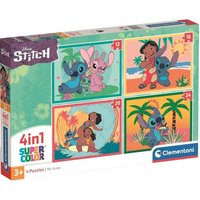 Stitch 4 in 1 Jigsaw Puzzle Set - Various Colours