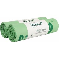 BioLiner 100 Litre Heavy Duty Compostable Waste Sacks - Green / 2