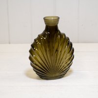 Elegant Olive Green Decorative Bottle - Olive