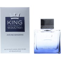 Antonio Banderas, Antonio Banderas King Of Seduction Eau de Toilette 100ml Spray - Blue Antonio Banderas, Antonio Banderas King Of Seduction Eau de Toilette 100ml Spray - Blue