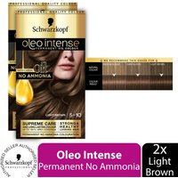 Schwarzkopf Oleo Intense 5-10 Light Brown Permanent Oil Colour - Buy2 - 5-10 Light Brown / 2