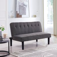 GRS, Lucy 3 Seater Sofa Bed Fabric - Charcoal Grey GRS, Lucy 3 Seater Sofa Bed Fabric - Charcoal Grey