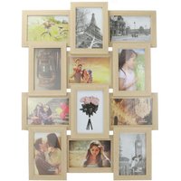 12 Photo Collage Frame - Wood