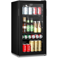 99L Freestanding Beer Fridge - Black