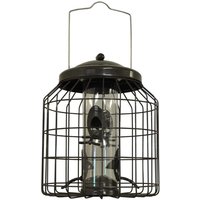 Heavy Duty Squirrel Proof Hanging Bird Seed Feeder - Grey