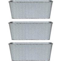 Steel Effect Trough - Grey / 3