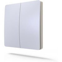 2 Gang Wireless Kinetic Switch - White