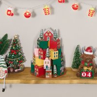 Wooden House Scene Advent Calendar