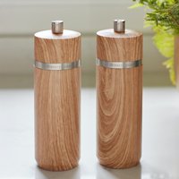 MasterClass Salt and Pepper Mill, Beech Finish, 17cm - Beech Finish