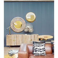 Marcia Gold Finish Wall Mirror - Silver